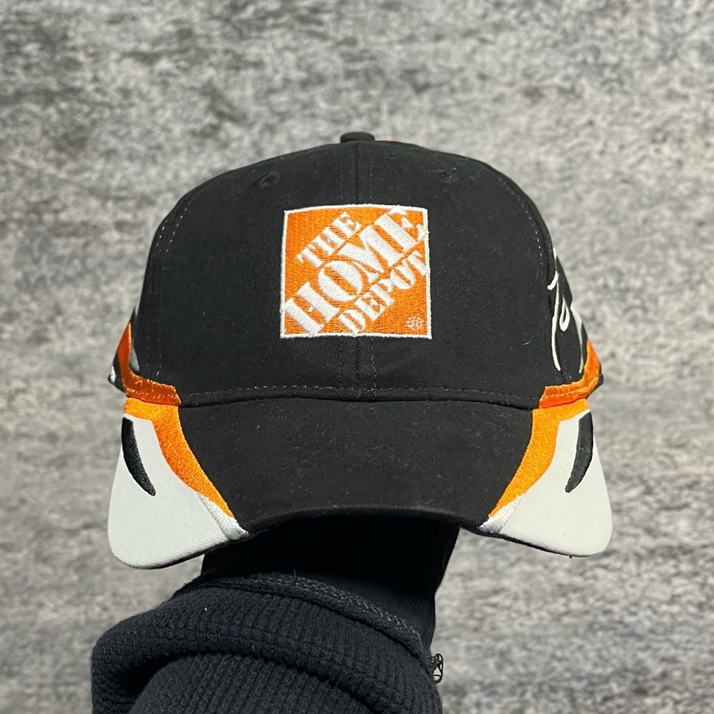 NWT Tony Stewart The Home Depot Hat Adjustable Winners Circle NASCAR Cap Vintage